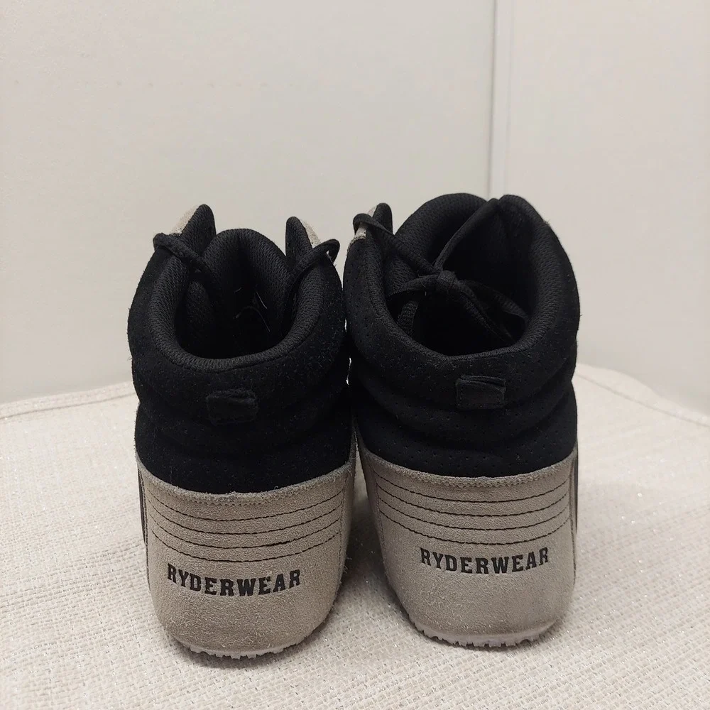 Ryderware Raptor Shoes D-Mak Men's Size 10 Cork Look And Black Detail Hi-top